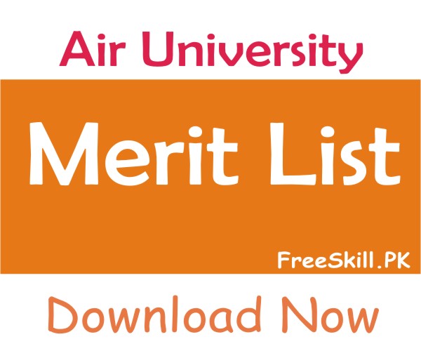 Air University Merit List