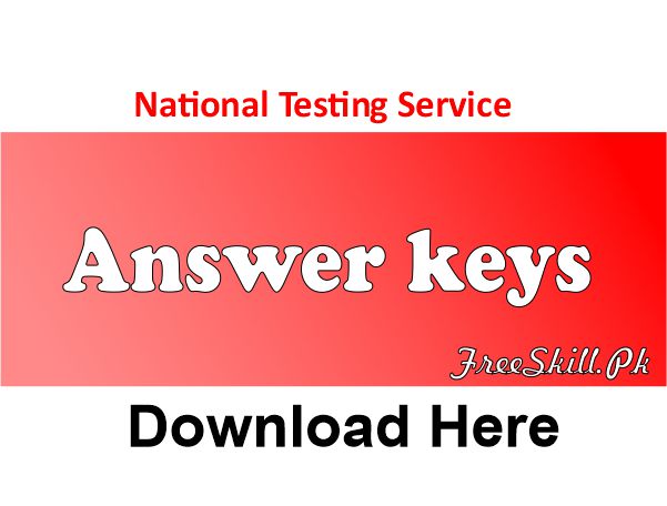 NTS Test Answer Key