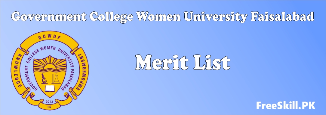 GCWUF Merit List