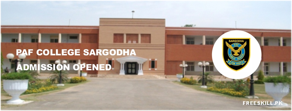 PAF College Sargodha Admission