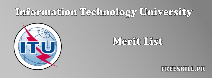 ITU Merit List