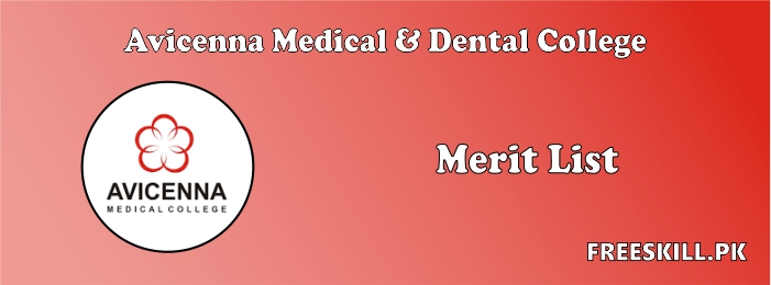 Avicenna Medical College Merit List