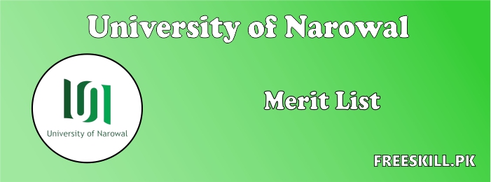 University of Narowal Merit List