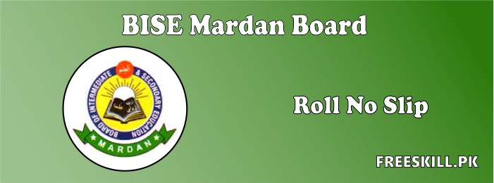 Mardan Board Roll Number Slip