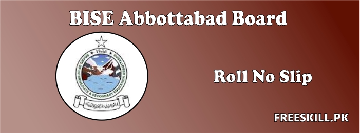 Abbottabad Board Roll Numb