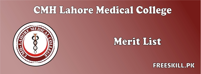 CMH Lahore Merit List