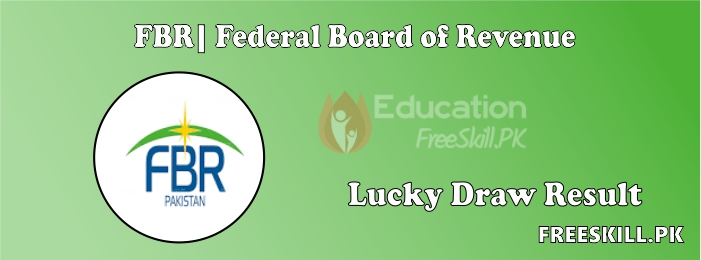 FBR Lucky Draw Result