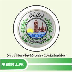 BISE FSD 10th Class Roll Number Slip