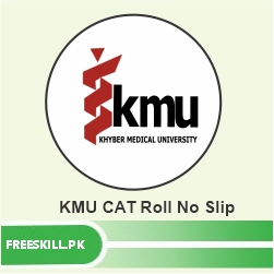 KMU CAT Roll No Slip